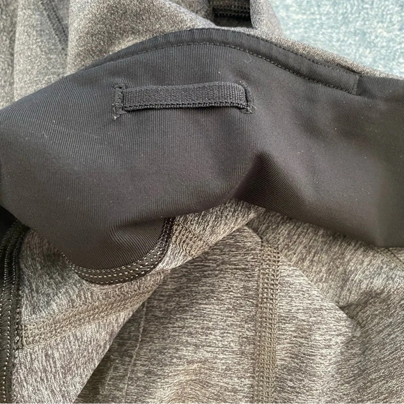LULULEMON Pace Rival Crop *22" Heathered  Black / Black Size 4 - Picture 14 of 15